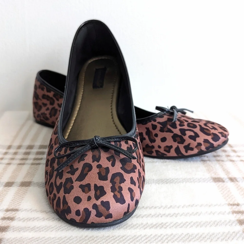 American Eagle Animal Print Ballet Flats - Picture 1 of 9
